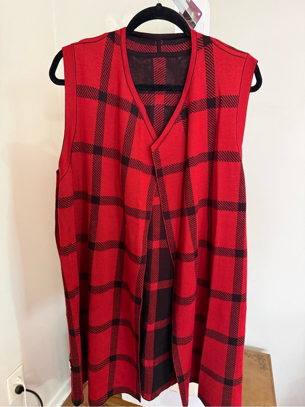 NWT CJ Banks Reversible Open Front Cardigan